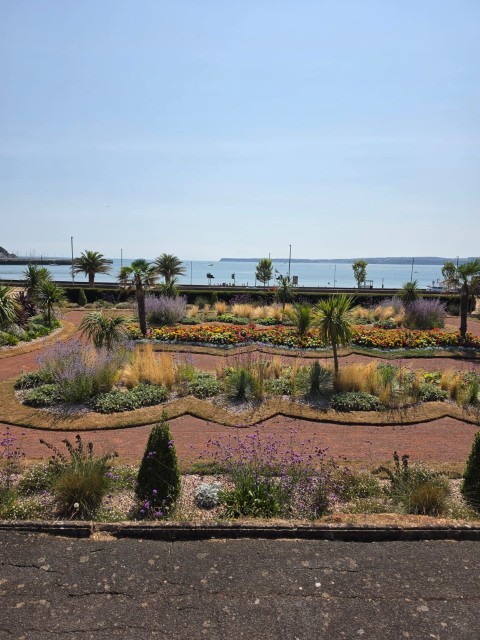Landscaped seafront gardens overlooking the sea